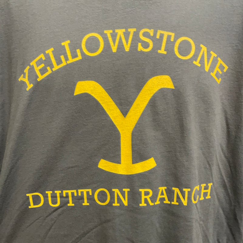 "Yellowstone-Dutton Ranch" Charcoal Next Level Long Sleeve T-Shirt  *CLOSEOUT*