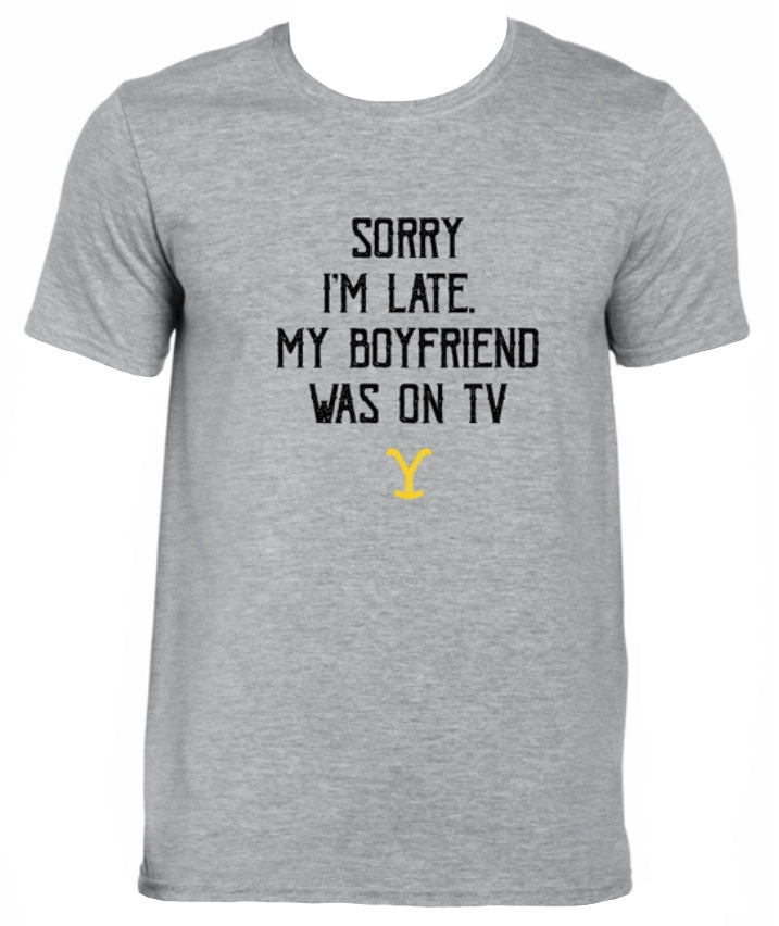 Yellowstone "My Boyfriend" Short Sleeve T-Shirt *CLOSEOUT